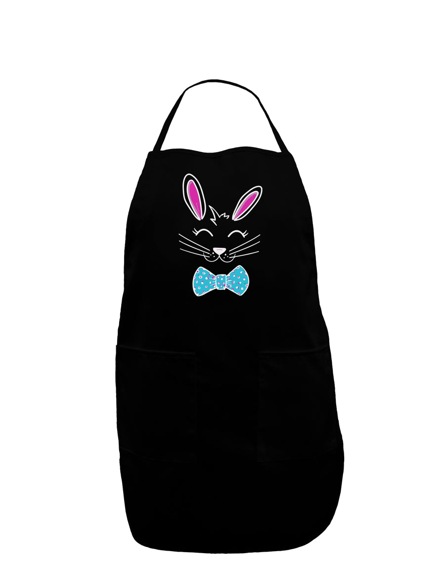 Happy Easter Bunny Face Dark Plus Size Dark Apron-Bib Apron-TooLoud-Black-Plus-Size-Davson Sales