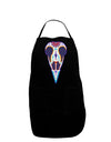 Colorful Mystic Bird Skull Calavera Day of the Dead Dark Adult Apron-Bib Apron-TooLoud-Black-One-Size-Davson Sales