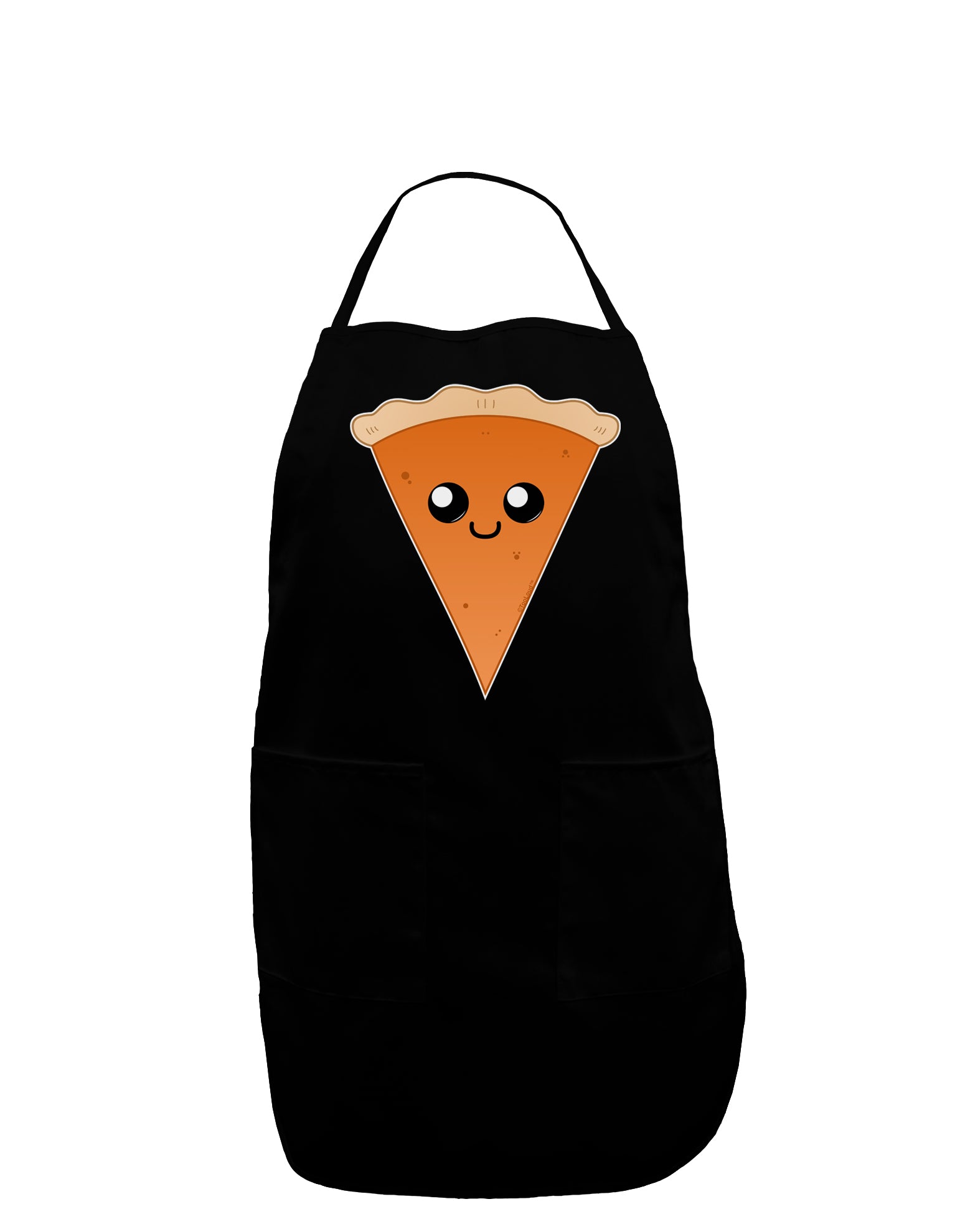 Cute Pie Slice - Thanksgiving Dark Adult Apron-Bib Apron-TooLoud-Black-One-Size-Davson Sales