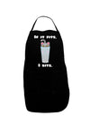 If It Fits - Cute Cat Design Dark Adult Apron by TooLoud-Bib Apron-TooLoud-Black-One-Size-Davson Sales