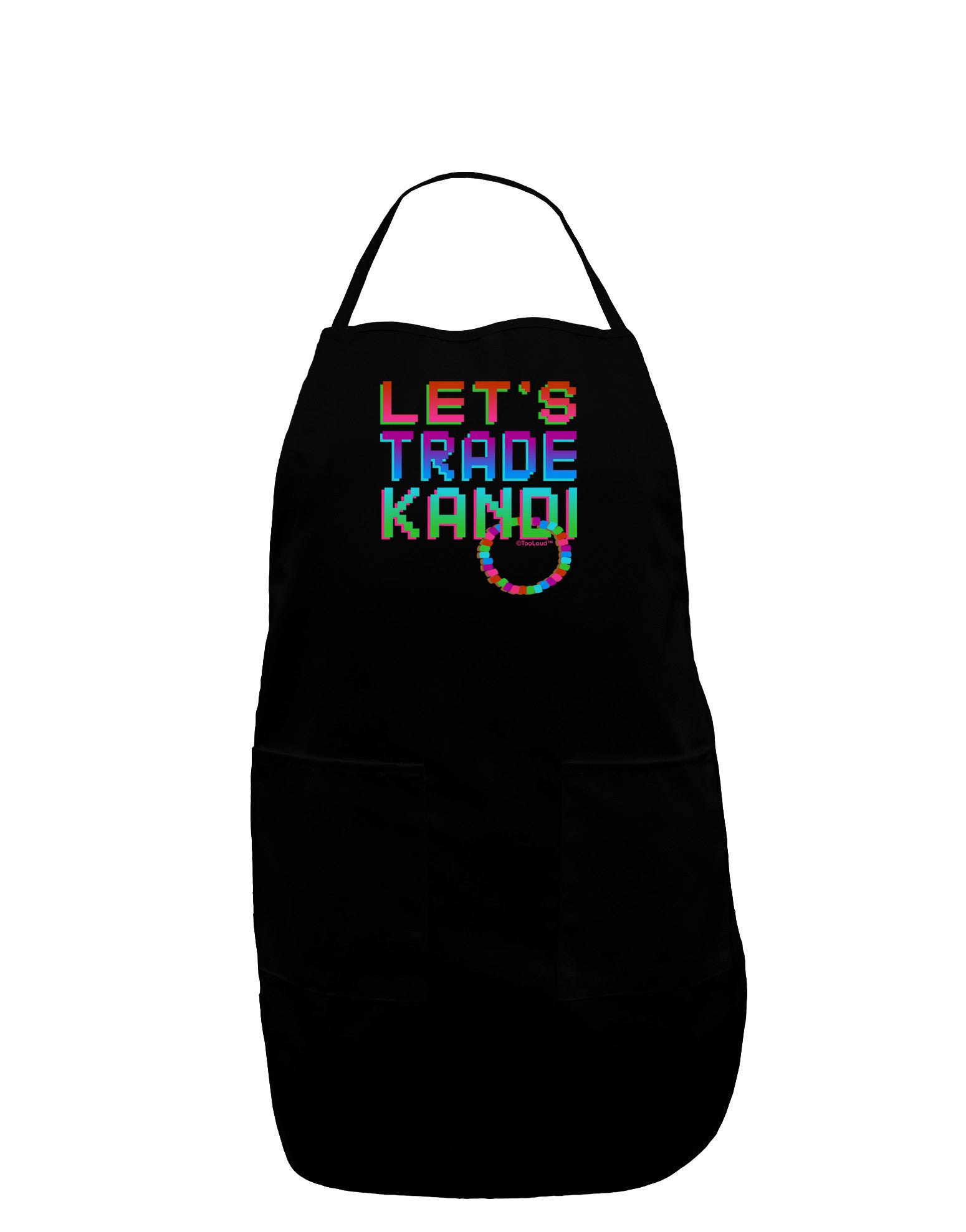 Let's Trade Kandi Dark Adult Apron-Bib Apron-TooLoud-Black-One-Size-Davson Sales