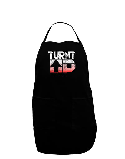 TooLoud Turnt Up Distressed Dark Adult Apron-Bib Apron-TooLoud-Black-One-Size-Davson Sales