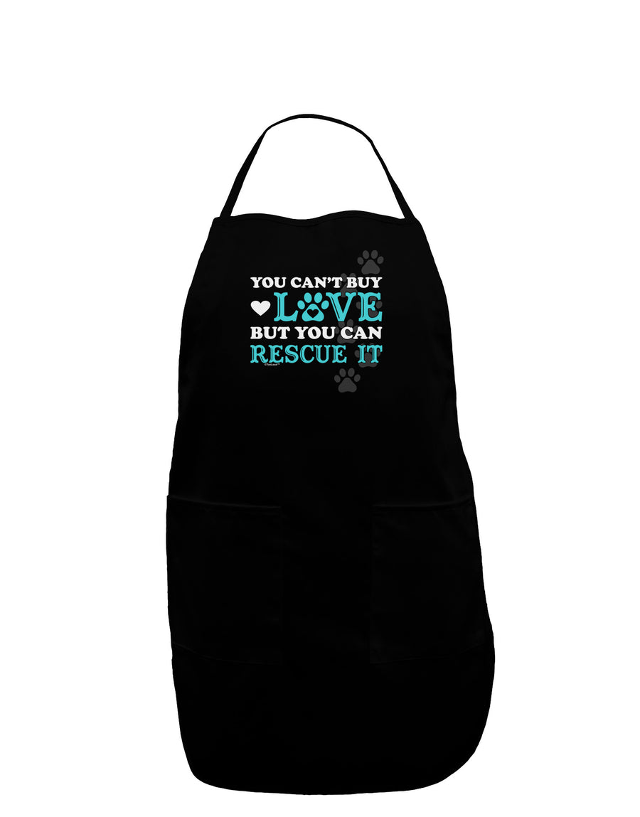 Can't Buy Love Rescue It Plus Size Apron-Bib Apron-TooLoud-Black-Plus-Size-Davson Sales