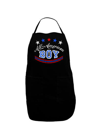 All-American Boy Dark Adult Apron-Bib Apron-TooLoud-Black-One-Size-Davson Sales