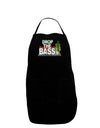 Drop The Bass Fish Dark Adult Apron-Bib Apron-TooLoud-Black-One-Size-Davson Sales