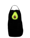 Cute Avocado Design Dark Adult Apron-Bib Apron-TooLoud-Black-One-Size-Davson Sales