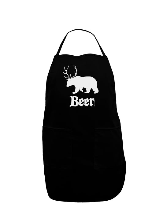 Beer Animal Dark Adult Apron-Bib Apron-TooLoud-Black-One-Size-Davson Sales