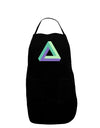 Impossible Triangle Loop Dark Adult Apron-Bib Apron-TooLoud-Black-One-Size-Davson Sales