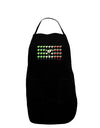 Mexican Flag of Margaritas Dark Adult Apron by TooLoud-Bib Apron-TooLoud-Black-One-Size-Davson Sales