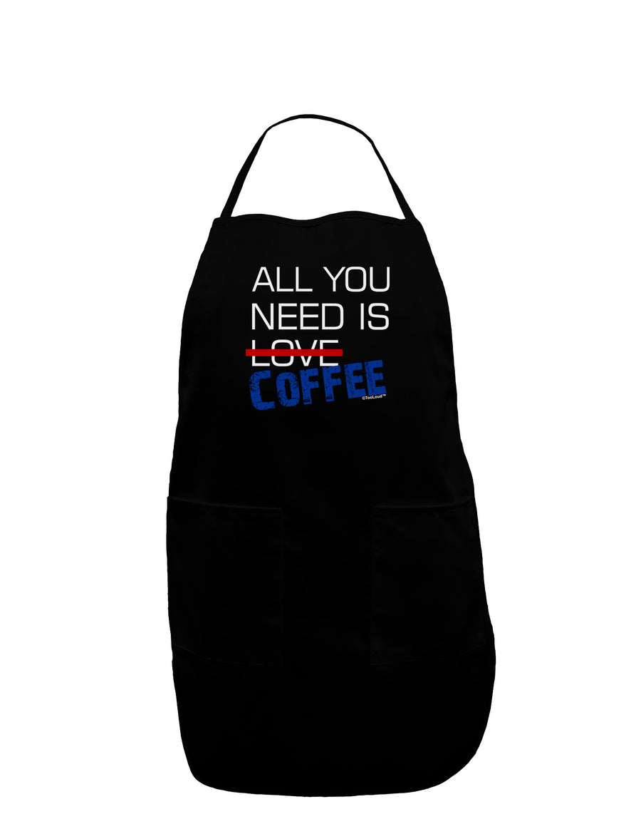 All You Need Is Coffee Plus Size Apron-Bib Apron-TooLoud-Black-Plus-Size-Davson Sales