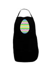 Colorful Easter Egg Dark Adult Apron-Bib Apron-TooLoud-Black-One-Size-Davson Sales