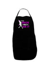 Ride It Purple Dark Adult Apron-Bib Apron-TooLoud-Black-One-Size-Davson Sales