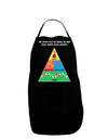 Main Food Groups of an Elf - Christmas Dark Adult Apron-Bib Apron-TooLoud-Black-One-Size-Davson Sales