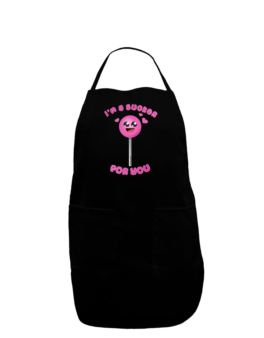 Sucker For You Plus Size Apron-Bib Apron-TooLoud-Black-Plus-Size-Davson Sales