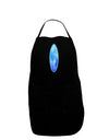 Jellyfish Surfboard Dark Adult Apron by TooLoud-Bib Apron-TooLoud-Black-One-Size-Davson Sales