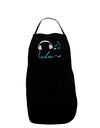 EDM Cord Blue Dark Adult Apron-Bib Apron-TooLoud-Black-One-Size-Davson Sales