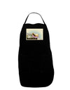 Bighorn Ram WatercolorText Dark Adult Apron-Bib Apron-TooLoud-Black-One-Size-Davson Sales