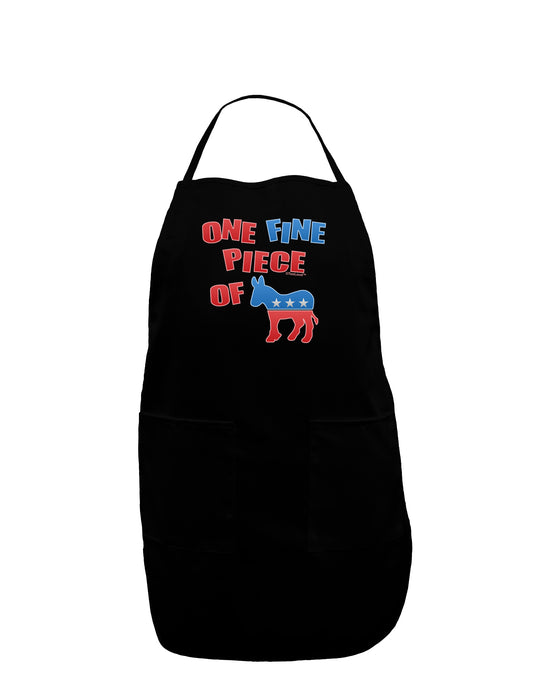 One Fine Piece Of - Democrat Dark Adult Apron-Bib Apron-TooLoud-Black-One-Size-Davson Sales