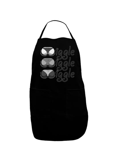 Wiggle Wiggle Wiggle - Twerk Dark Adult Apron-Bib Apron-TooLoud-Black-One-Size-Davson Sales