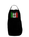 Mexican Flag Levels - Cinco De Mayo Dark Adult Apron-Bib Apron-TooLoud-Black-One-Size-Davson Sales