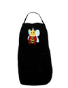 Queen Bee Mothers Day Dark Adult Apron-Bib Apron-TooLoud-Black-One-Size-Davson Sales