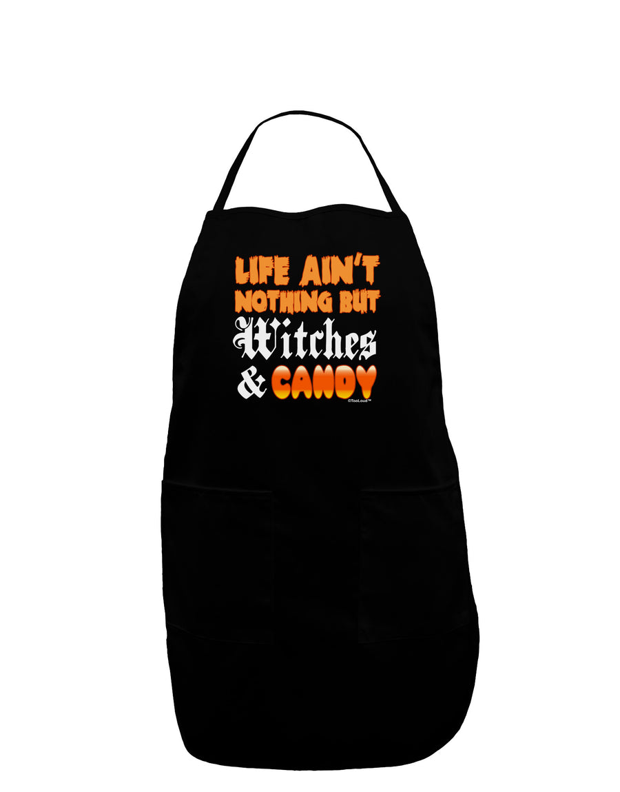 TooLoud Witches and Candy Color Plus Size Apron-Bib Apron-TooLoud-Black-Plus-Size-Davson Sales