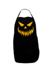 Scary Evil Jack O' Lantern Pumpkin Face Dark Adult Apron-Bib Apron-TooLoud-Black-One-Size-Davson Sales