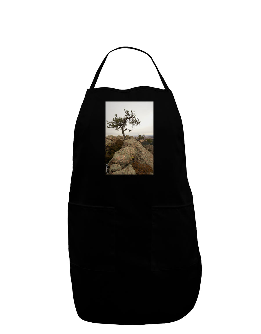 Stone Tree Colorado Plus Size Dark Apron by TooLoud-Bib Apron-TooLoud-Black-Plus-Size-Davson Sales