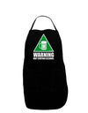 Warning May Contain Alcohol Dark Adult Apron by TooLoud-Bib Apron-TooLoud-Black-One-Size-Davson Sales