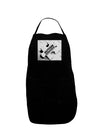 Autism Awareness - Puzzle Black & White Dark Adult Apron-Bib Apron-TooLoud-Black-One-Size-Davson Sales