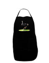 Ostrich Watercolor Dark Adult Apron-Bib Apron-TooLoud-Black-One-Size-Davson Sales