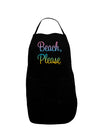 Beach Please - Summer Colors Dark Adult Apron-Bib Apron-TooLoud-Black-One-Size-Davson Sales