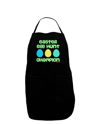 Easter Egg Hunt Champion - Blue and Green Dark Adult Apron by TooLoud-Bib Apron-TooLoud-Black-One-Size-Davson Sales