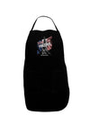 Distressed Paris Stop The Violence Dark Adult Apron-Bib Apron-TooLoud-Black-One-Size-Davson Sales