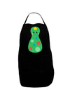 Cute Christmas Tree Matryoshka Nesting Doll Dark Adult Apron-Bib Apron-TooLoud-Black-One-Size-Davson Sales