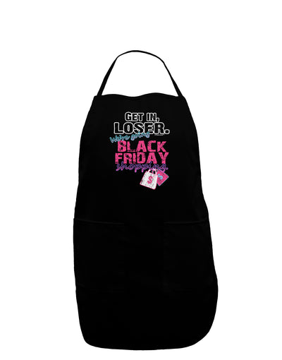 TooLoud We're going Black Friday Shopping Dark Adult Apron-Bib Apron-TooLoud-Black-One-Size-Davson Sales