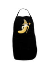 Ben Banana Wizard - Cute Fruit Halloween Dark Adult Apron-Bib Apron-TooLoud-Black-One-Size-Davson Sales