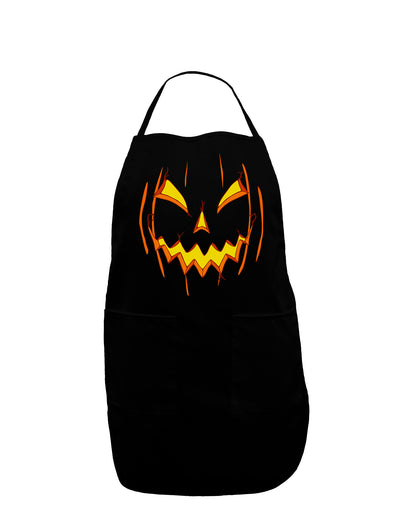 Halloween Scary Evil Jack O Lantern Pumpkin Dark Adult Apron-Bib Apron-TooLoud-Black-One-Size-Davson Sales
