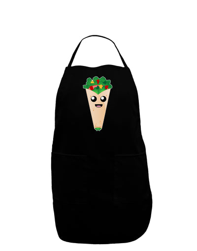 Cute Wrap Dark Adult Apron-Bib Apron-TooLoud-Black-One-Size-Davson Sales