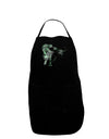 Jurassic Dinosaur Metallic - Silver Dark Adult Apron by TooLoud-Bib Apron-TooLoud-Black-One-Size-Davson Sales