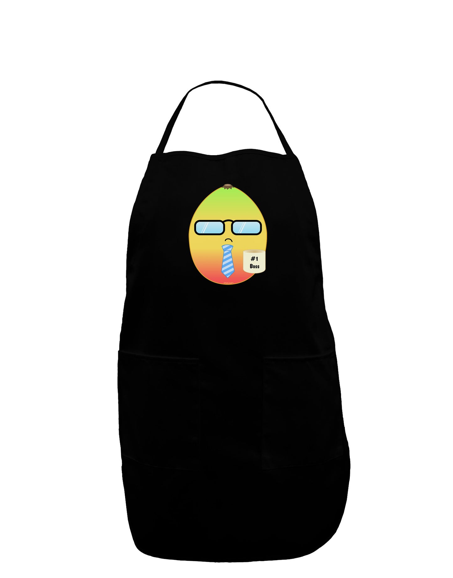 Manager Mango Dark Adult Apron-Bib Apron-TooLoud-Black-One-Size-Davson Sales