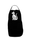 Every Day Is Caturday Cat Silhouette Dark Adult Apron by TooLoud-Bib Apron-TooLoud-Black-One-Size-Davson Sales