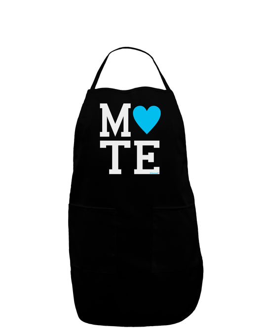 Matching Soulmate Design - Mate - Blue Dark Adult Apron by TooLoud-Bib Apron-TooLoud-Black-One-Size-Davson Sales