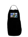 Palm Springs Square Collage Dark Adult Apron-Bib Apron-TooLoud-Black-One-Size-Davson Sales