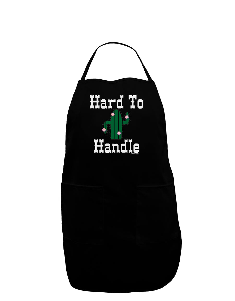 Hard To Handle Cactus Plus Size Dark Apron by TooLoud-Bib Apron-TooLoud-Black-Plus-Size-Davson Sales