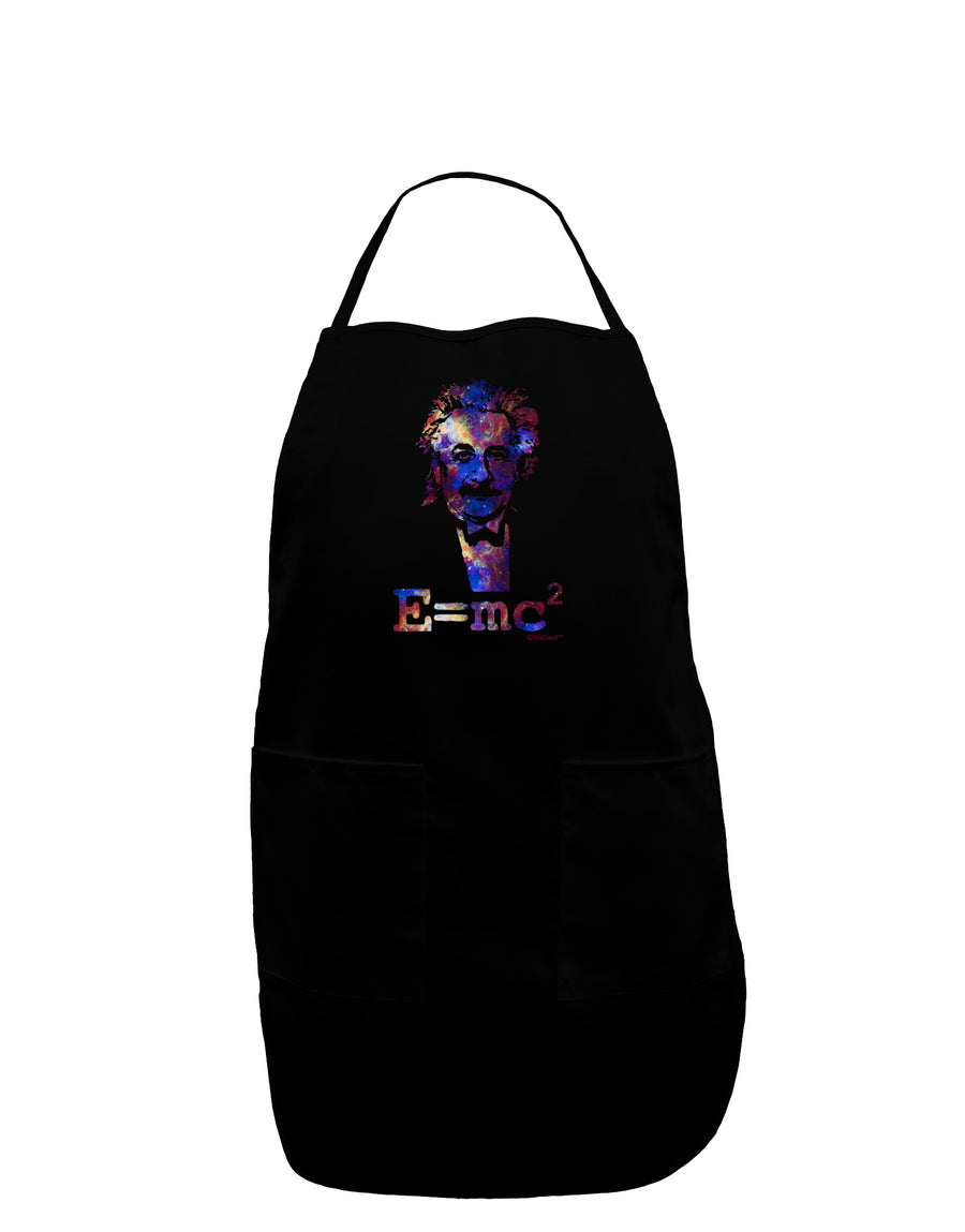 Cosmic Galaxy - E equals mc2 Dark Adult Apron by TooLoud-Bib Apron-TooLoud-Black-One-Size-Davson Sales