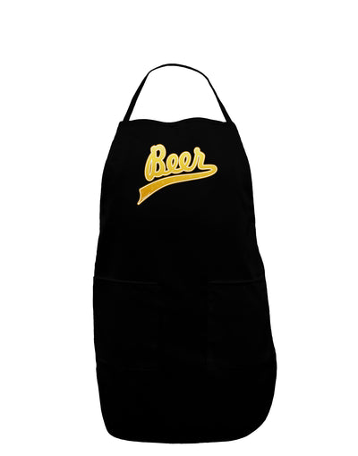 Beer Jersey Dark Adult Apron-Bib Apron-TooLoud-Black-One-Size-Davson Sales