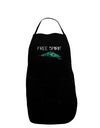 Graphic Feather Design - Free Spirit Dark Adult Apron by TooLoud-Bib Apron-TooLoud-Black-One-Size-Davson Sales