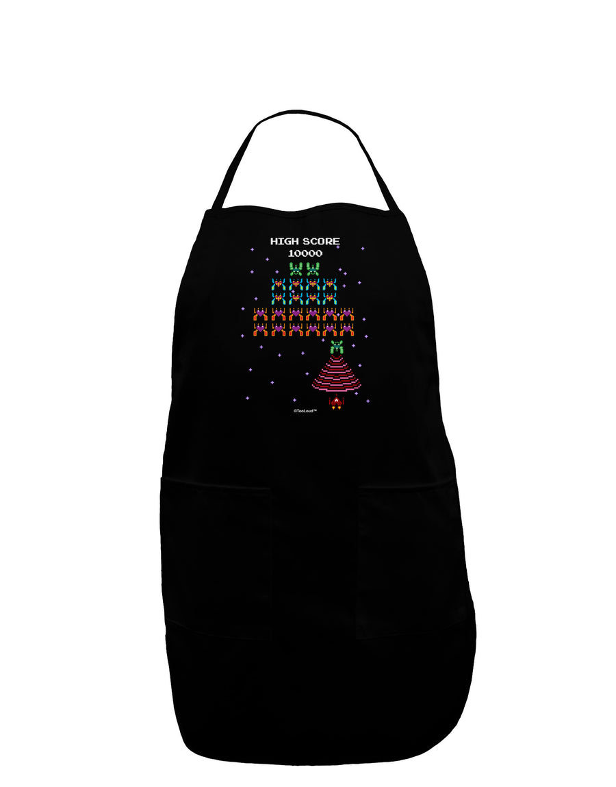 Retro Heart Fighter Plus Size Apron-Bib Apron-TooLoud-Black-Plus-Size-Davson Sales