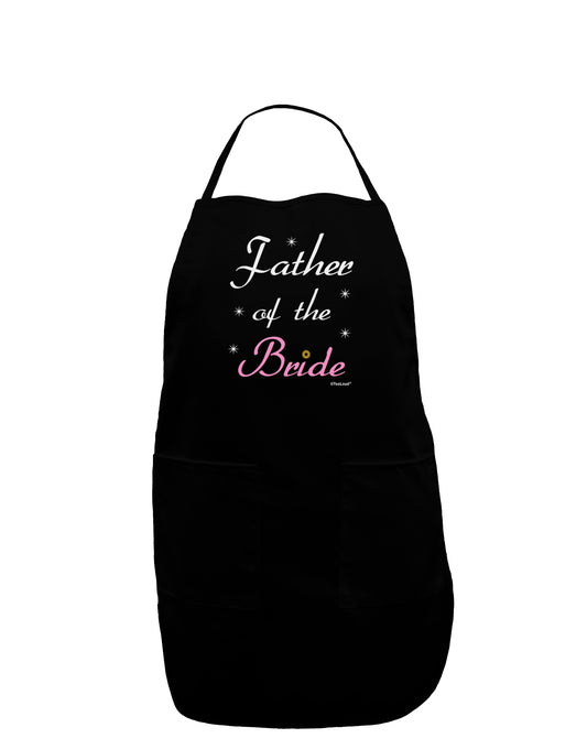 Father of the Bride wedding Plus Size Dark Apron by TooLoud-Bib Apron-TooLoud-Black-Plus-Size-Davson Sales